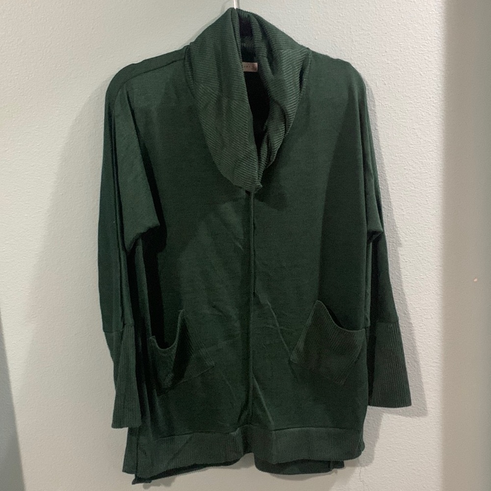 Dark green sweater